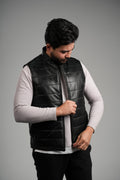 Leather vest