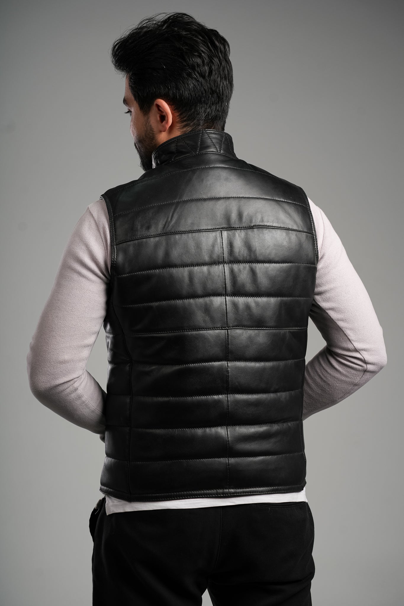 Leather vest